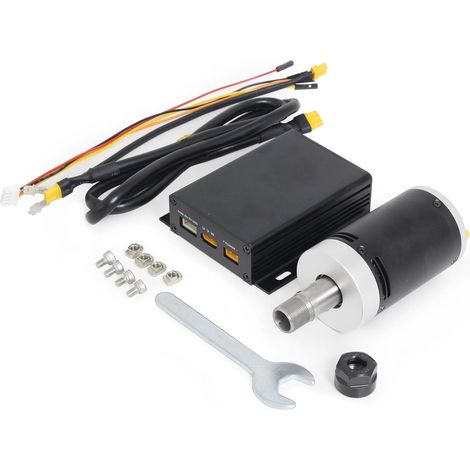 Kits de moteurs de broche CNC Kit de broche cc for moteur sans balais CNC, 24V, 12000 tr/min, avec pilote installé, parfait for la série 3018 (1/5)