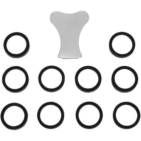 Kit d'entretien pour atomiseur en 11 pièces, kit de pièces de rechange pour disque/clé en céramique, adapté aux atomiseurs. (1/5)