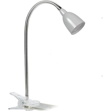 Flexo LED 3W 6400K con Pinza de Sujeción: Iluminación Versátil y Eficiente para Cualquier Espacio (1/2)