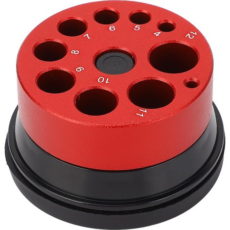 Capuchon Collecteur de Poussière pour Perceuse électrique, Couvercle Anti-Poussière à 9 Trous, Alliage D'aluminium, Fixation de Collecte au Plafond, pour le Perçage Mural (1/5)