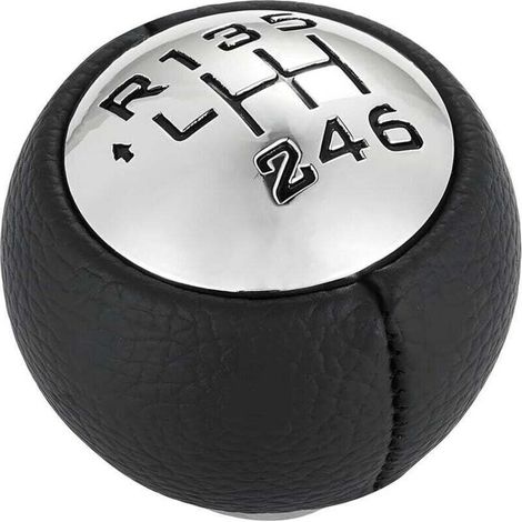 Pommeau Vitesse Voiture Boule Levier, Pommeau Levier Vitesse Voiture 6 Vitesse, PU Levier Vitesses Boule Main Adapté, Universel Pommeau Vitesses, Accessoires Intérieur Automobiles (1/4)