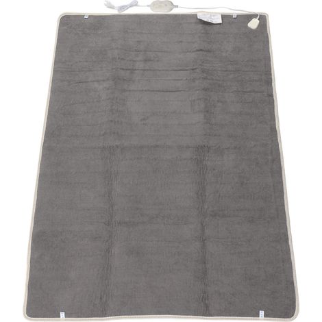 Couverture chauffante électrique avec commande à 1 bouton, chauffe en 60 secondes, câble long, prise UE 220 V, 180 x 150 cm, 140 W (1/5)