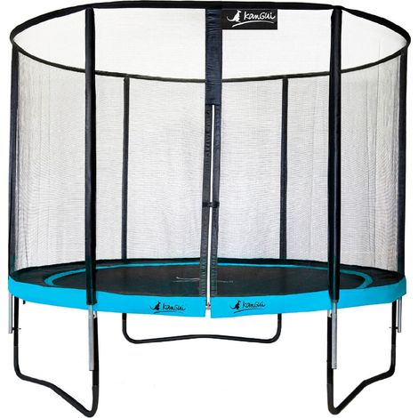 Trampoline KANGUI - PUNCHI Ø 360‑365 cm – Enfant – Rebond Sportif – Filet – Garantie 5 ans