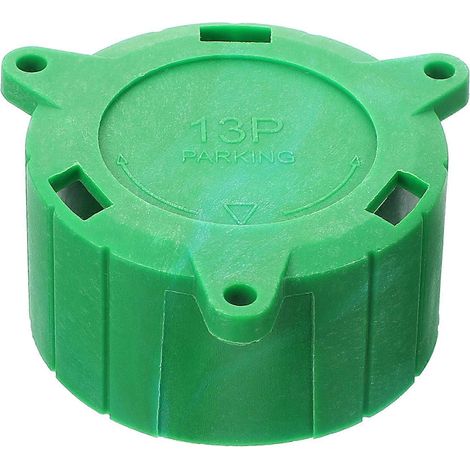 Cache-prise de stationnement pour micro-adaptateur 13 broches, cache de protection pour prise de remorque-5.20X4.10X2.80CM-Green