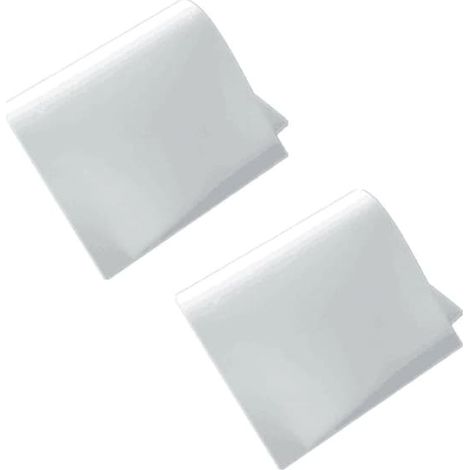 Lot de 2 filtres pour climatiseur, masques de sortie d'air auto-adhésifs et découpables, en coton purificateur d'air, 40 x 35 cm-AquaForge (1/5)