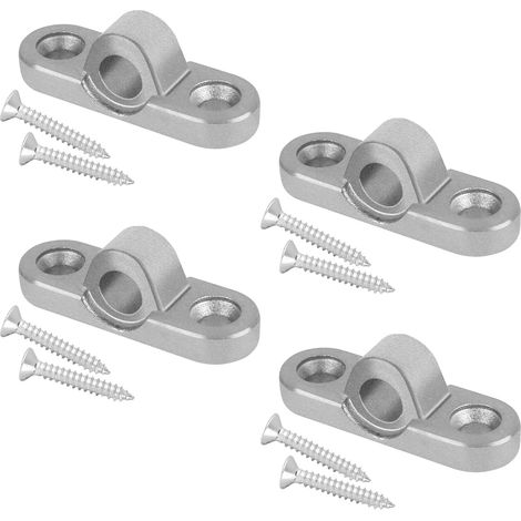 Lot de 4 œillets d'auvent pour camping-car et caravane, œillets muraux en métal avec protection contre la rouille, (1/5)