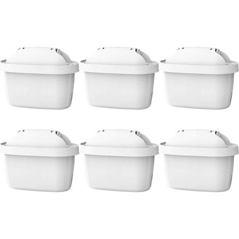 Lot de 6 filtres de rechange pour purificateur d'eau BRITA, purificateur d'eau BRITA, filtre universel (1/5)