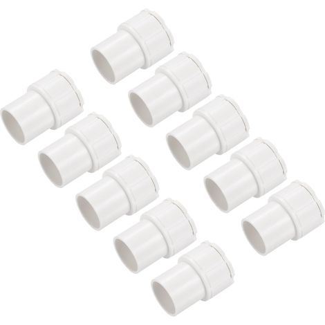 Lot de 10 Adaptateur de Conduit Mâle en PVC Boîte de Conduit (1/5)