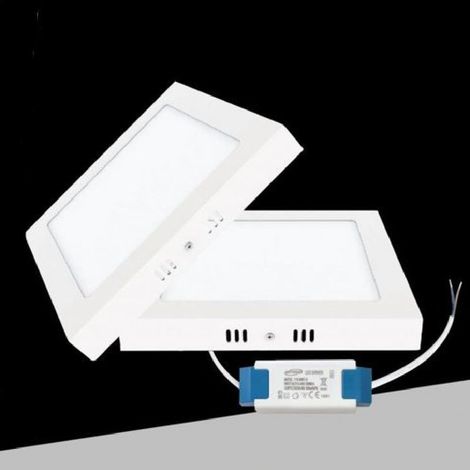TRADE SHOP - Plafoniera Pannello Led 24 Watt Quadrato Cct Tre Colorazione Di Luce P300b-q3c - (1/5)