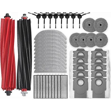 Haupt- und Seitenbürsten, Wischmopps, HEPA-Filter und Staubbeutel für Roborock S8 MaxV Ultra G20S Saugroboter (1/5)