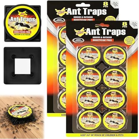 16 Pièces Piege a Fourmis Séduction Kit, Gel Anti Fourmis Maison (1/5)
