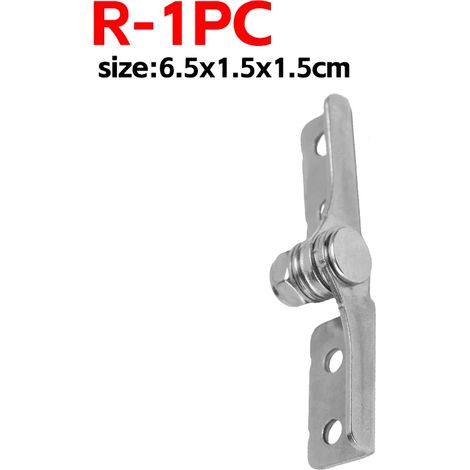 (R-1PC) Charnière amortissante en acier inoxydable, charnières à friction, pivot réglable en couple, positionnement pliable à n'importe quel angle, quincaillerie de positionnement pour porte d'armoire (1/5)