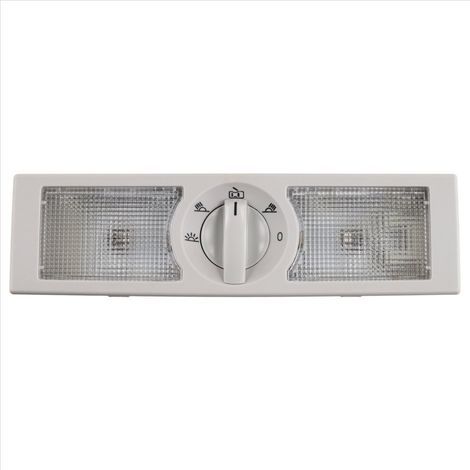 Plafonnier arrière avec liseuse intégrée pour Volkswagen Polo 9N Touran 2002-2010, 6Q0947291A, Gris. (1/3)