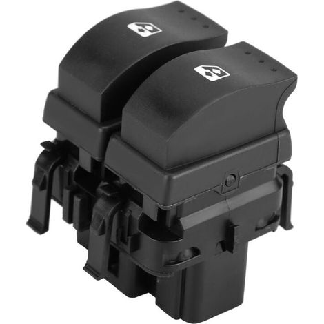 Trywise Interrupteur de fenêtre bouton, panneau de commutateur de commande de rétroviseur maître électrique 8200060045 pour RENAULT MEGANE MK2 2003-2009 (1/4)
