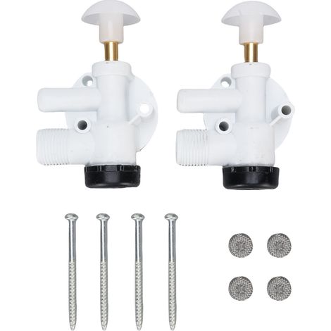 Ortviai Kit de réparation pour chasse d'eau de toilette de camping-car – Valve 385314349 en ABS, compatible Sealand Traveler et VacuFlush