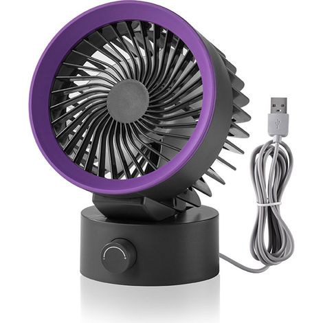 Ventilatore - Ventilatore da tavolo - Ventilatore portatile - Mini ventilatore - Ventilatore da scrivania USB - piccolo ventilatore da scrivania - potente flusso d'aria - regolabile all'infinito - Raf (1/5)