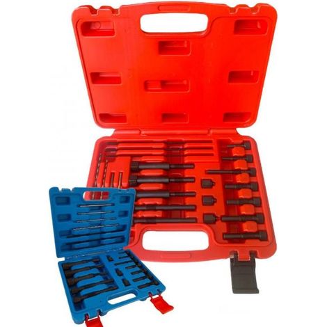 KIT 22PZ UTENSILI RIMOZIONE ELETTRODO ESTRATTORE RIPARAZIONE CANDELETTE M8 M10 (1/5)