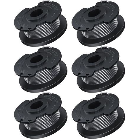 UlisemØ1,6 mm-5m de Longueur Fil Coupe Bordure Compatible avec Bosch Convient pour Coupe-Bordures Sans fil EasyGrassCut,Contient 6 Pièces F016800569 Bobine Coupe Bordure (1/4)