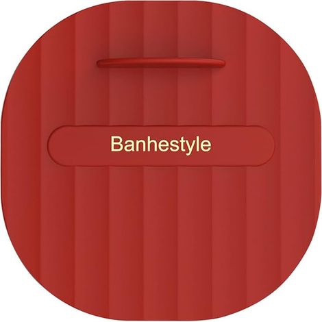Bouchon de bonde d'évier, couvercle de bonde universel en silicone pour évier de cuisine, récupérateur de déchets, couvercle de bonde de sol en silicone - Rouge
