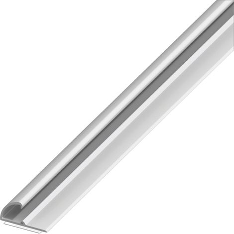 Alfer PROFILO PER BORDI AUTOADESIVO ALLUMINIO Argento Satinato mm. 26x13 mt. 1 5.00 pz