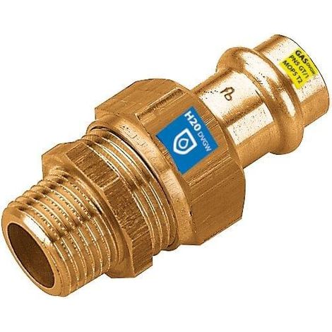 Raccord combiné à visser F/FM 12 mm x 1/2'' contour V