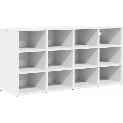 Armoire à chaussures - Meuble à chaussures Blanc 103 x 30 x 51 cm Bois d'ingénierie fr6996 - Maison La Vie (1/5)