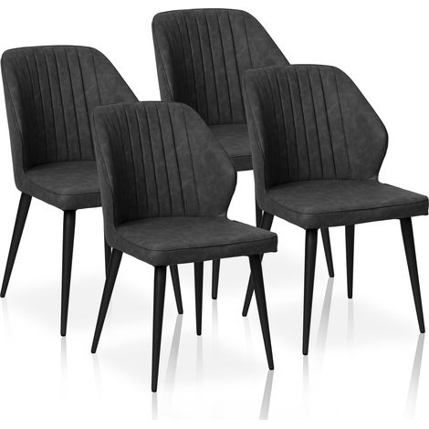 Pack de 4 sillas de comedor estilo Industrial Modelo Triana (1/5)