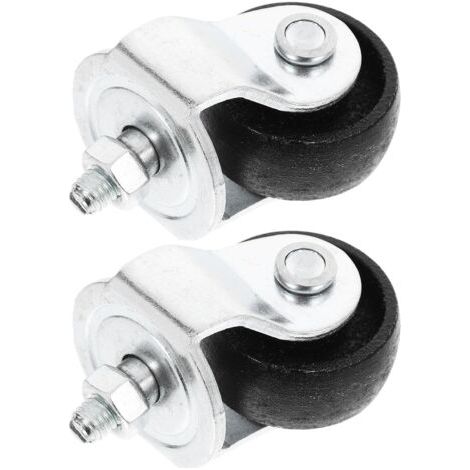 Ersatzräder für 2-Tonnen-Hydraulikwagenheber, robuste horizontale Lenkrollen, vielseitiges Garagenzubehör, massive Lager, 2-teiliges Wartungsset für Wagenheber