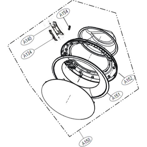Hublot complet (repère n°A150)