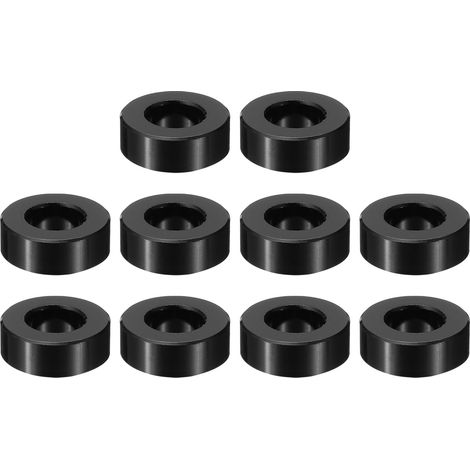 10 Pièces Entretoises en Aluminium M10 3/8" ID x 3/4" OD x 3/16" L (1/5)