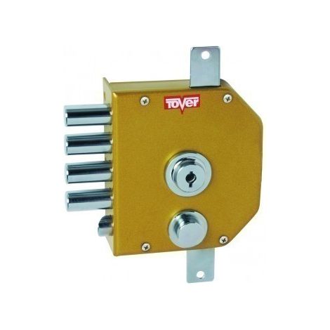 Cerradura Seguridad Sobreponer  9001 Pintada 3P IzquierdaTover (1/7)