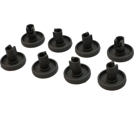 Set mit 8 Rollen für Unterkorb – Kompatibel mit Geschirrspülern von Faure, Electrolux, AEG, Zanussi, IKEA, Progress – Ersatzteil – Arthur Martin (1/2)