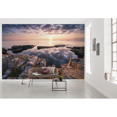 Komar Spiegelküste 368 x 248 cm, Papier peint panoramique XXL4-1030, photomurale sur intissé (1/2)