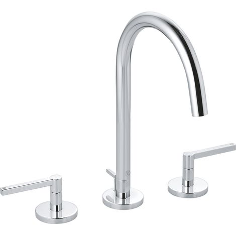 KLUDI NOVA FONTE PURISTIC Waschtisch-Dreilocharmatur, (1/3)