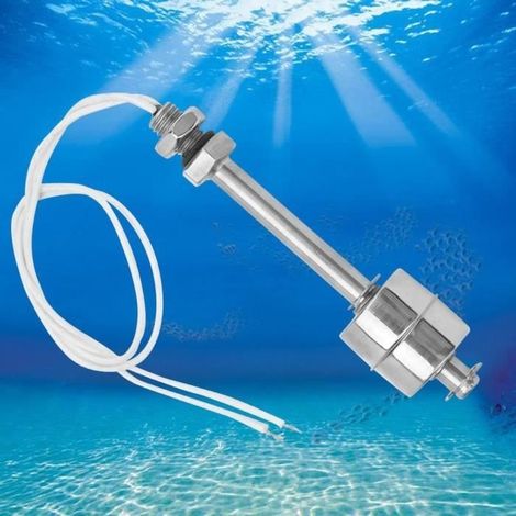 Interrupteur à Flotteur Capteur Niveau d'Eau Liquide Résistant aux Températures 0 220V 100mm (1/4)
