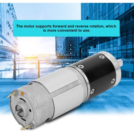 CM28-395 24V CC Motoréducteur planétaire à engrenages électrique de réduction avec roulement à billes (1/5)