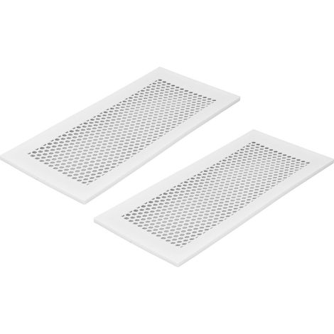 Lot de 2 protections de ventilation en silicone blanc, pour la sécurité des enfants à la maison. (1/5)