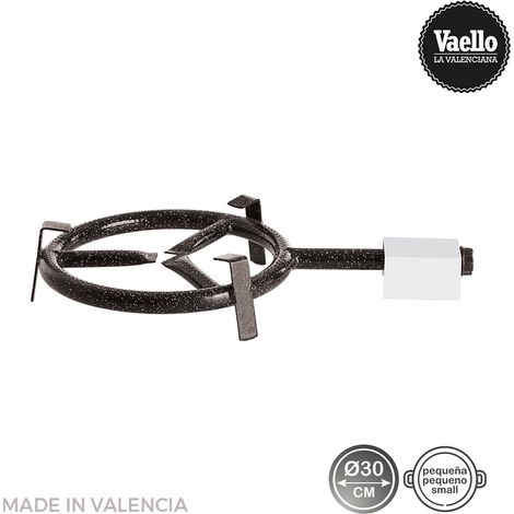 Vaello Professioneller Gasbrenner Schwarz 30 cm Durchmesser