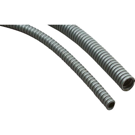 HELU 94895 SPR-PVC-AS Metallschutzschlauch Grau  22.00 mm  10 m