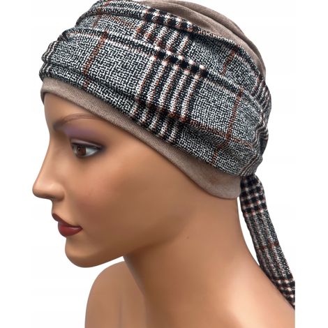 Lena Damen-Turbanpullover, hellbraun, Größe 512, Herbst, auch nach Chemotherapie (1/5)