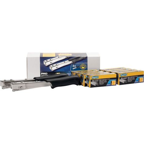 R19E - Marteau Agrafeur -Lot de 2 marteaux et 8 boîtes d'agrafes (1/5)