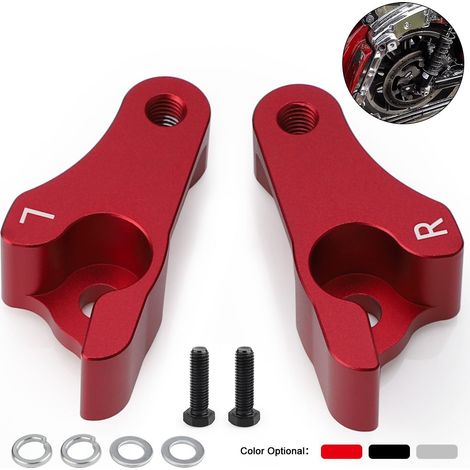 Amortiguador de descenso para motocicletas Harley 2002-2022, kit de amortiguador de descenso de 2", accesorios para motocicletas, rojo (1/5)