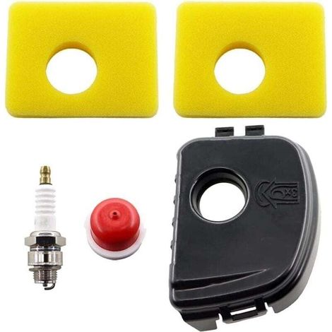 Coperchio del filtro dell'aria con filtro dell'aria per motori Briggs & Stratton serie 300e 450e 550e 595660, 594281, 799579, 5434, 4248, 09P702 (1/4)