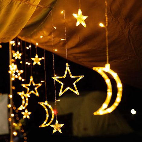 String lights, warm tones, 3.5 meters battery-operated + USB + remote control, for decoration. (1/5)