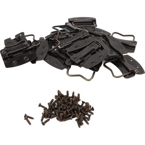 Set mit 20 Holzgriffen im Retro-Stil, antike Beschläge aus Kampferholz, für Schubladen, Schränke und Gepäck. Dekoration. (1/5)