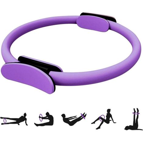 Double poignée Pilates Ring Ring Magique, Sculpture du Corps Pilates Anneau de Gymnastique/aérobie/Gym Fitness Ring,-Fei Yu (1/5)