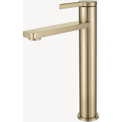 Miscelatore lavabo oro spazzolato - Mintaka