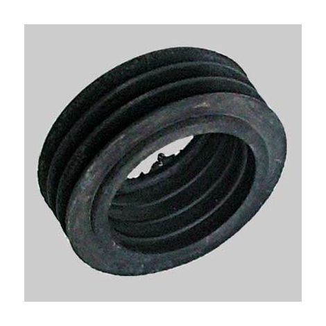 MORSETTO IN GOMMA NERA PER CASSETTA INCASSO  mm 51 x Ø 40     MADE IN ITALY