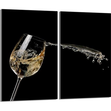 Glasschutzplatte für den Herd 2x30x52 Wein (1/5)
