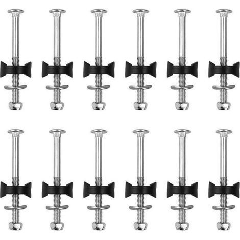 Lot de 12 vis de trampoline, fixation pour trampoline de jardin, acier galvanisé, pour grand trampoline et petit trampoline (1/4)